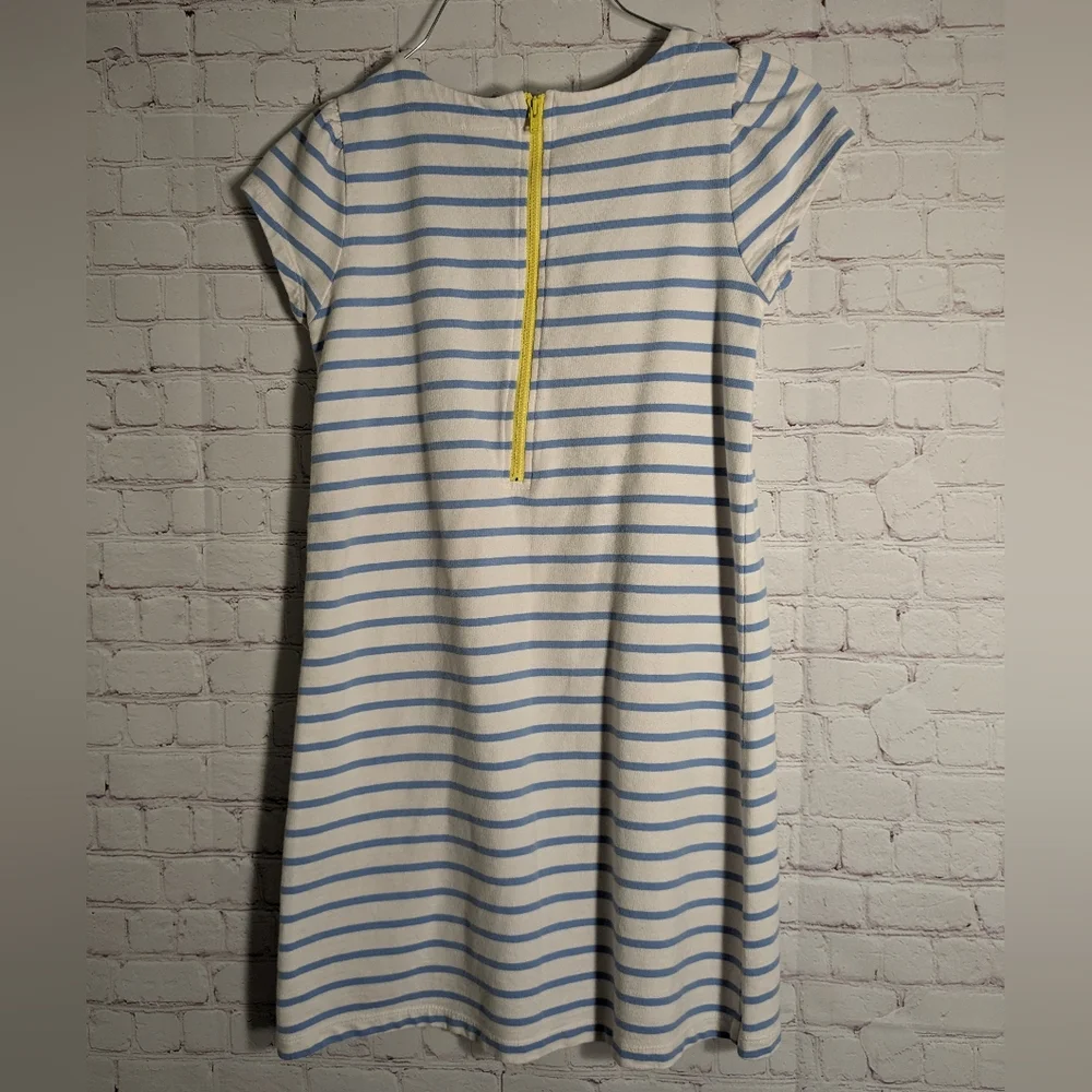 Gymboree Striped Cotton Knit Embroidered Pocket Dress VGUC Girls' 10